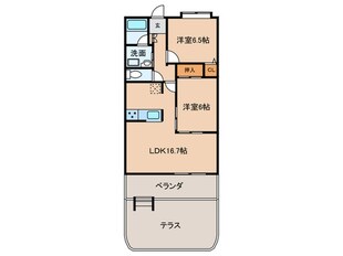 シンシア東山台の物件間取画像